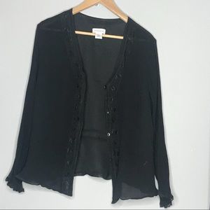 Black Tank Top Cover Up